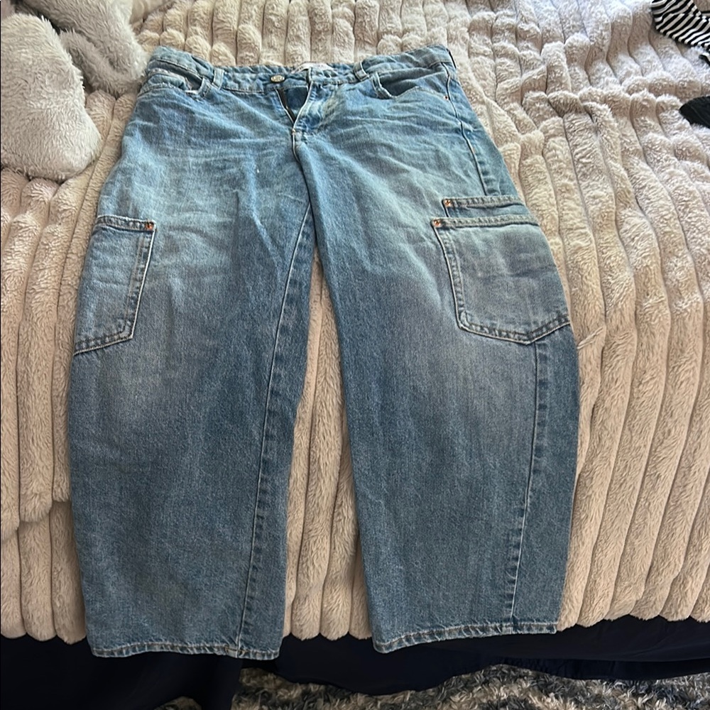 Zara Light Blue Denim Jeans